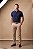 Camisa Polo Ralph Lauren Masculina Custom Fit Azul Marinho Pony Vermelho - Imagem 2