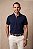 Polo Tommy Hilfiger Masculina Regular Piquet Bold Collar Azul Marinho - Imagem 1