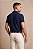 Polo Tommy Hilfiger Masculina Regular Piquet Bold Collar Azul Marinho - Imagem 2