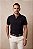Polo Tommy Hilfiger Masculina Regular Piquet Bold Collar Preta - Imagem 1