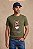 Camiseta Polo Bear Ralph Lauren de Algodão Verde Musgo - Imagem 1