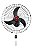 Ventilador de 70cm de Parede Preto Bivolt c/ Controle Remoto - Imagem 1