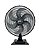 Ventilador Turbo de Mesa 50 cm Cinza - Imagem 1