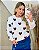 Blusa Moleton Coração - Imagem 1