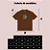 Video crew T-shirt marrom - Imagem 4