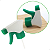 Válvula Gatilho Borrifador Spray Jato Trigger BRANCA/VERDE rosca 28mm R28/410 (10un) (CH/WK/BCOVD28) - Imagem 1