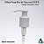 Válvula Pump Bico de Pato BRANCA rosca 24mm R24/415 (10un) (CH/WK/BCA24) Válvula Pump Sabonete Líquido - Imagem 5