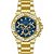 Relógio Invicta Masculino Série Bolt 38954 Dourado Com Mostrador Azul - Original - Imagem 2