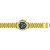 Relógio Invicta Masculino Série Bolt 38954 Dourado Com Mostrador Azul - Original - Imagem 3