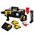 Combo Parafusadeira Furadeira Impacto + Nível Laser 2 Baterias Xr 12V 2.0Ah Maleta Tstak e Acessórios Dewalt DCK205D2T - Imagem 1