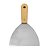 Espátula Multiuso de Aço Inox Cromado com Cabo de Madeira 5'' 12cm Lotus 6868 - Imagem 1