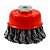 Escova de Aço Entraçado Circular Tipo Taça 75mm x M14 Lotus 6630 - Imagem 1