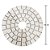 Disco Diamantado Polimento Brilho D'água Buff Branco com Velcro 100mm Cortag 62154 - Imagem 3