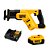 Kit Serra Sabre Compacta 20V Max 1 Bateria 4Ah Carregador Bivolt Dewalt DCS387 - Imagem 1