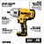 Kit Chave de Impacto 1/2'' 20V Max Xr 950Nm Brushless 2 Baterias 5Ah Carregador Bivolt Dewalt DCF899 - Imagem 4