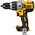 Kit Parafusadeira Furadeira de Impacto 20V Max* XR Brushless 95Nm 2 Baterias 5Ah Carregador Bolsa Dewalt DCD996 - Imagem 2