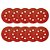 Disco de Lixa Velcro 8 Furos 5" 125mm Grão 80 com 10 Unidades Lotus 3312 - Imagem 1
