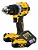 Kit Parafusadeira/Furadeira de Impacto 1/2"  90Nm Compacta 2 Baterias 20V 4Ah Xr Bruslhess DeWalt DCD805 - Imagem 1