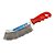 Escova de Aço com Cabo Vermelho 23cm Lotus 6654 - Imagem 1