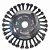 Escova Circular de Aço para Roçadeira 6'' 152,3mm x 25,4mm Lotus 1867 - Imagem 1