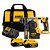 Kit Martelete Perfurador Rompedor Sds Plus 20V 2 Baterias 5Ah 2,1J Brushless Bolsa Dewalt DCH273 - Imagem 1