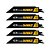 Lâmina de Serra Sabre Bimetal Alto Rendimento 6'' 150mm x 14TPI 5 Peças Dewalt Long Life 2X DWA4186 - Imagem 1