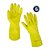 Par de Luva Latex Plus Multiuso Tamanho Grande Amarelo Atlas - Imagem 1