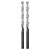 Fresa para Recortadora de Drywall Multimaterial 5/32" x 64mm 2 Unidades Dewalt DWAMM53202 - Imagem 1