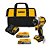 Kit Parafusadeira de Impacto 1/4'' 2 Baterias Powerstack 20V Max* Brushless Atomic 205Nm Bolsa Dewalt DCF850 - Imagem 1
