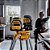 Nível a Laser à Bateria 85 Metros 2 Linhas Verdes Cruzadas 12V/20V Dewalt DCLE34020GB (Sem Bateria e Sem Carregador) - Imagem 3