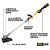 Aparador de Grama 14" Com Haste Flexível 20V Max* Xr Brushless Dewalt DCST922BE-B3 (Sem Bateria e Sem Carregador) - Imagem 6