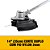Aparador de Grama 14" Com Haste Flexível 20V Max* Xr Brushless Dewalt DCST922BE-B3 (Sem Bateria e Sem Carregador) - Imagem 5