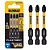 Ponta Bits Phillips Ph2 57mm Flextorq 3 Unidades Dewalt DWAF2PH2IR3 - Imagem 1