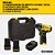 Parafusadeira de Impacto 1/4" com 2 Baterias 12V 2Ah 110Nm com Maleta Stanley SCI10D2K-BR - Imagem 4