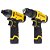 Combo Parafusadeira/Furadeira de Impacto 3/8'' + Parafusadeira de Impacto 1/4'' 2 Baterias 12V 2Ah Stanley SCHI10D2FK-BR - Imagem 4