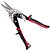 Tesoura para Chapa Corte Reto Tipo Aviação 10'' Cortag 61804 - Imagem 2