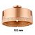 Serra Copo Diamantada para Esmerilhadeira 102mm Porcelanato Cortag 61877 - Imagem 2