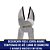 Alicate de Corte Diagonal Profissional 6 Polegadas Irwin 1864036 - Imagem 4