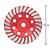 Disco Diamantado de Desbaste Rebolo Turbo 5" 125mm x M14 Cortag 60178 - Imagem 2