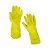 Par de Luva Latex Plus Multiuso Tamanho Grande Amarelo Atlas - Imagem 2