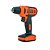 Parafusadeira/Furadeira 3/8" 12V Máx Íon de Lítio com 13 Acessórios Black+Decker LD12S-BR - Imagem 3