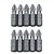 Jogo de 10 Bits Ponteira Phillips Magnética PH2 1/4'' x 25mm S2 Lotus 6441 - Imagem 1
