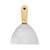 Espátula Multiuso de Aço Inox Cromado com Cabo de Madeira 4'' 10cm Lotus 6867 - Imagem 1