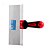 Espátula Retangular de Aço Inox Cromada para Drywall 10'' 25,5cm Lotus 8721 - Imagem 2