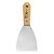 Espátula Multiuso de Aço Inox Cromado com Cabo de Madeira 7cm Lotus 6866 - Imagem 1