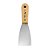 Espátula Multiuso de Aço Inox Cromado com Cabo de Madeira 2'' 5cm Lotus 6864 - Imagem 1