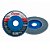Disco Flap Óxido de Zircônio de Desbaste Base Reta de Plástico 4.1/2" Grão 120 Cortag 61655 - Imagem 1