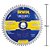 Disco Lâmina Multi Corte de Serra Alumínio Madeira MDF 10 Polegadas 250mm x 30mm x 60 Dentes Irwin 15198 - Imagem 3