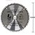 Disco Lâmina de Serra Circular para Madeira MDF 10 Polegadas 254mm x 30mm x 60 Dentes Lotus 2827 - Imagem 2