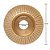 Disco Curvo de Desbaste em Madeira 100mm para Esmerilhadeira Lotus 1841 - Imagem 2
